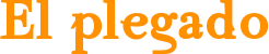 plegado